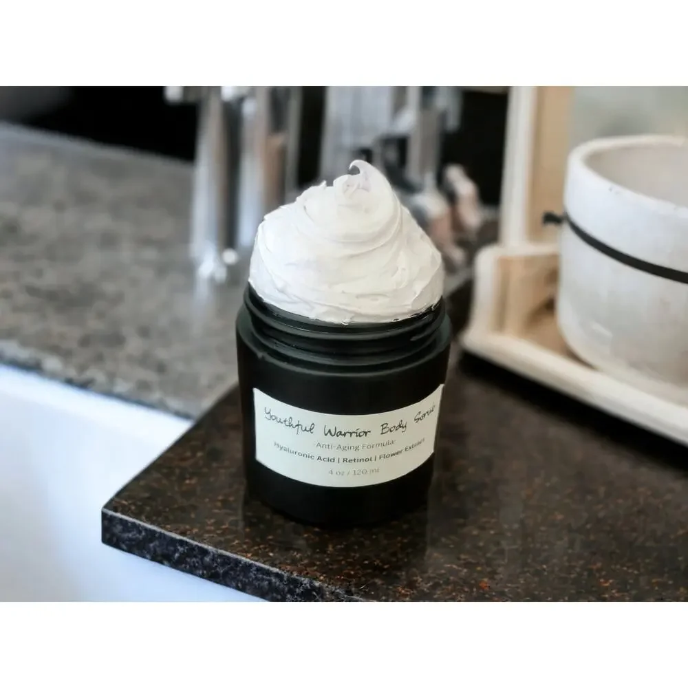 DIY Youthful Warrior Anti-Aging Body Scrub Exfoliant - Vegan Organic